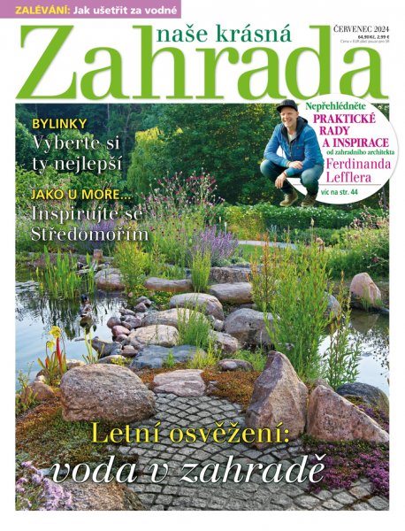 obálka časopisu Naše krásná zahrada 7/2024