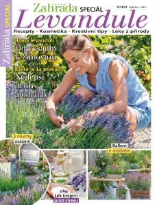 obálka časopisu Naše krásná zahrada speciál Levandule 2021