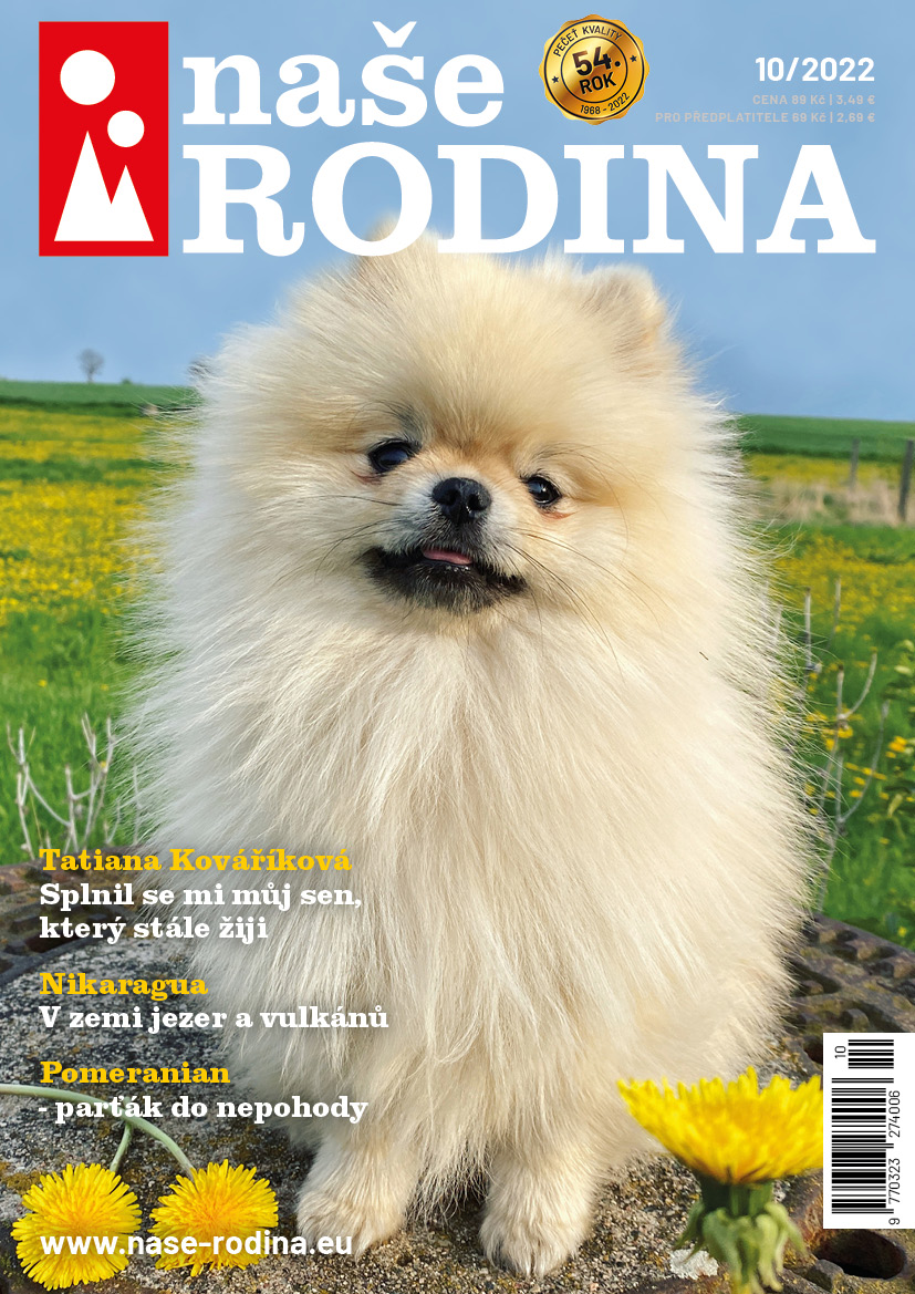 obálka časopisu Naše rodina 10/2022