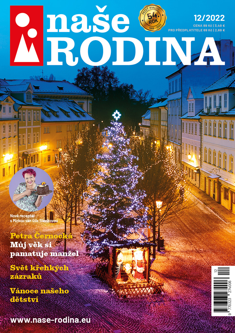 obálka časopisu Naše rodina 12/2022