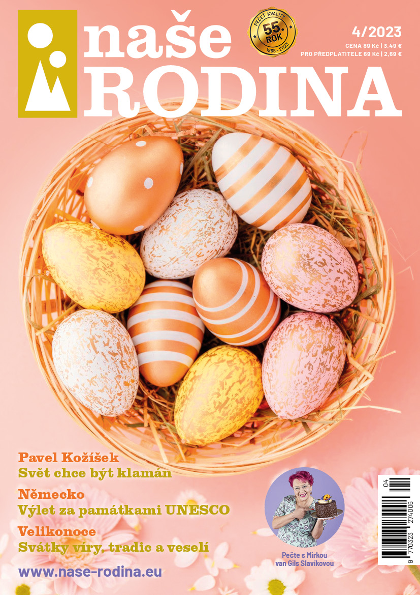 obálka časopisu Naše rodina 4/2023