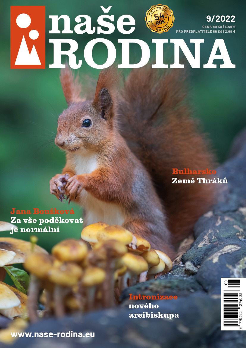 obálka časopisu Naše rodina 9/2022