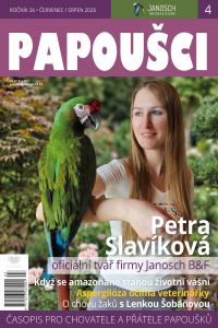 obálka časopisu Papoušci 4/2026