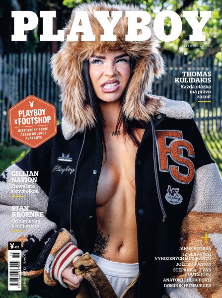 obálka časopisu Playboy 10/2025