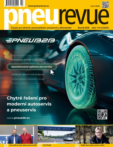 obálka časopisu Pneu revue 2/2025