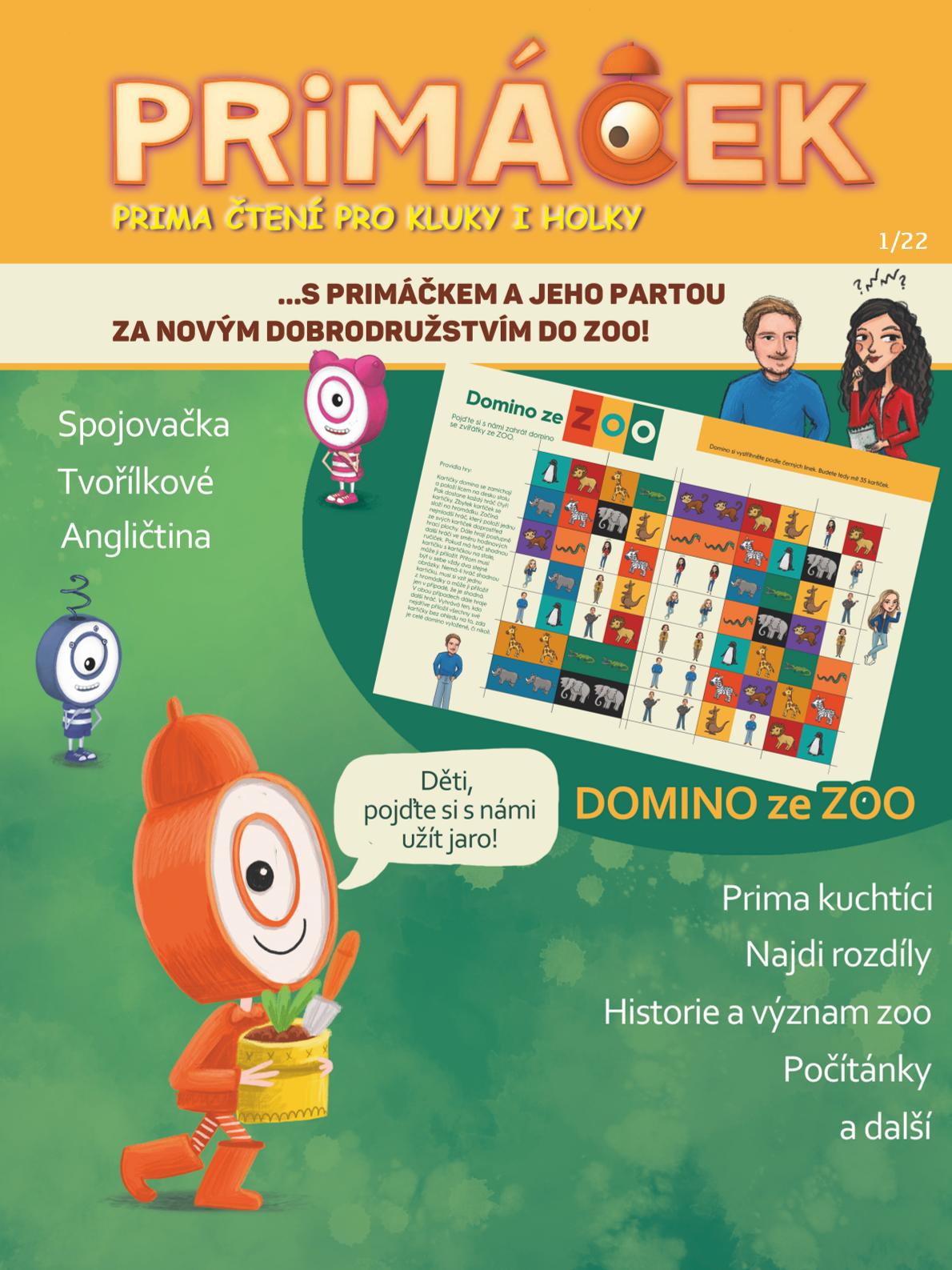 obálka časopisu Primáček 1/2022