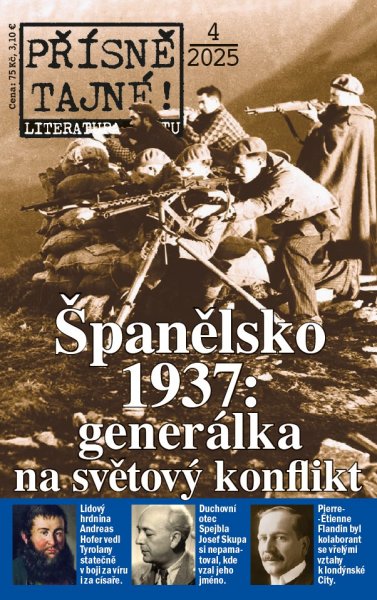 obálka časopisu Přísně tajné 4/2025