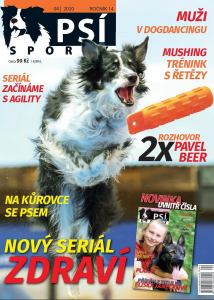 obálka časopisu Psí sporty 4/2020