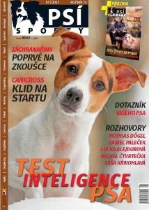 titulní strana časopisu Psí sporty 2021//1