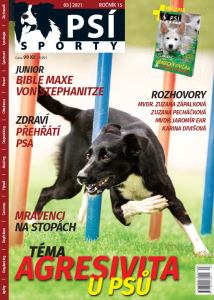 obálka časopisu Psí sporty 3/2021