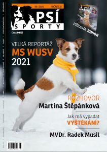 obálka časopisu Psí sporty 6/2021