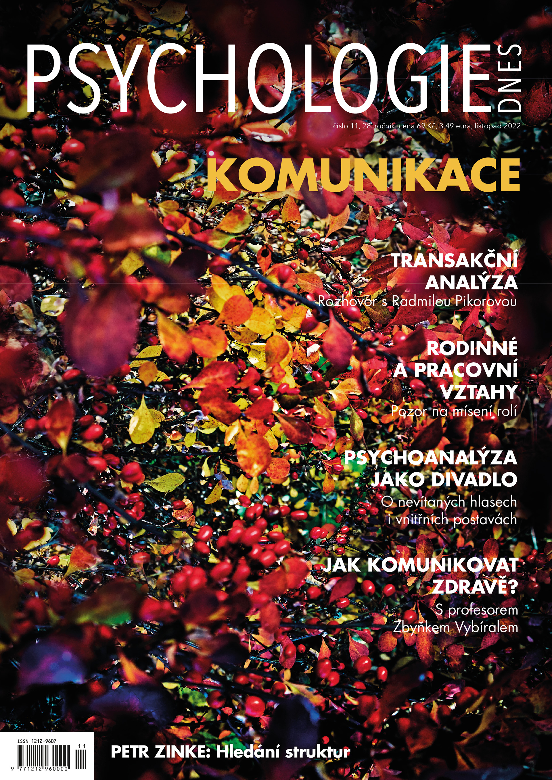 obálka časopisu Psychologie dnes 11/2022