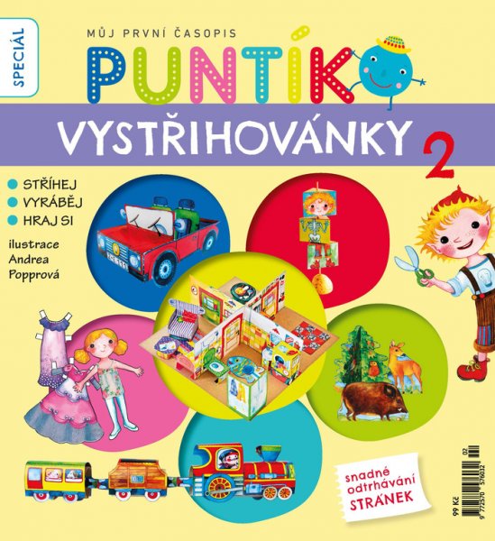 obálka časopisu Puntík VYSTŘIHOVÁNKY 2/2022