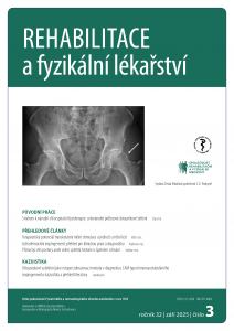 obálka časopisu Rehabilitace a fyzikální lékařství  3/2025