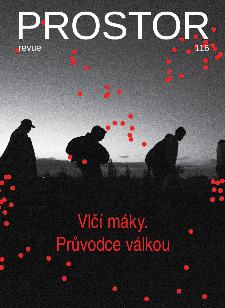 obálka časopisu Revue Prostor 116/2021 - Vlčí máky