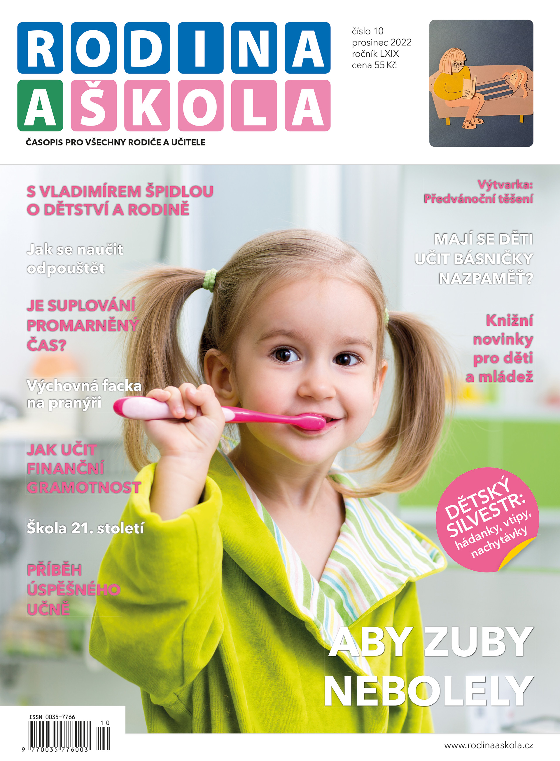 obálka časopisu Rodina a Škola 10/2022