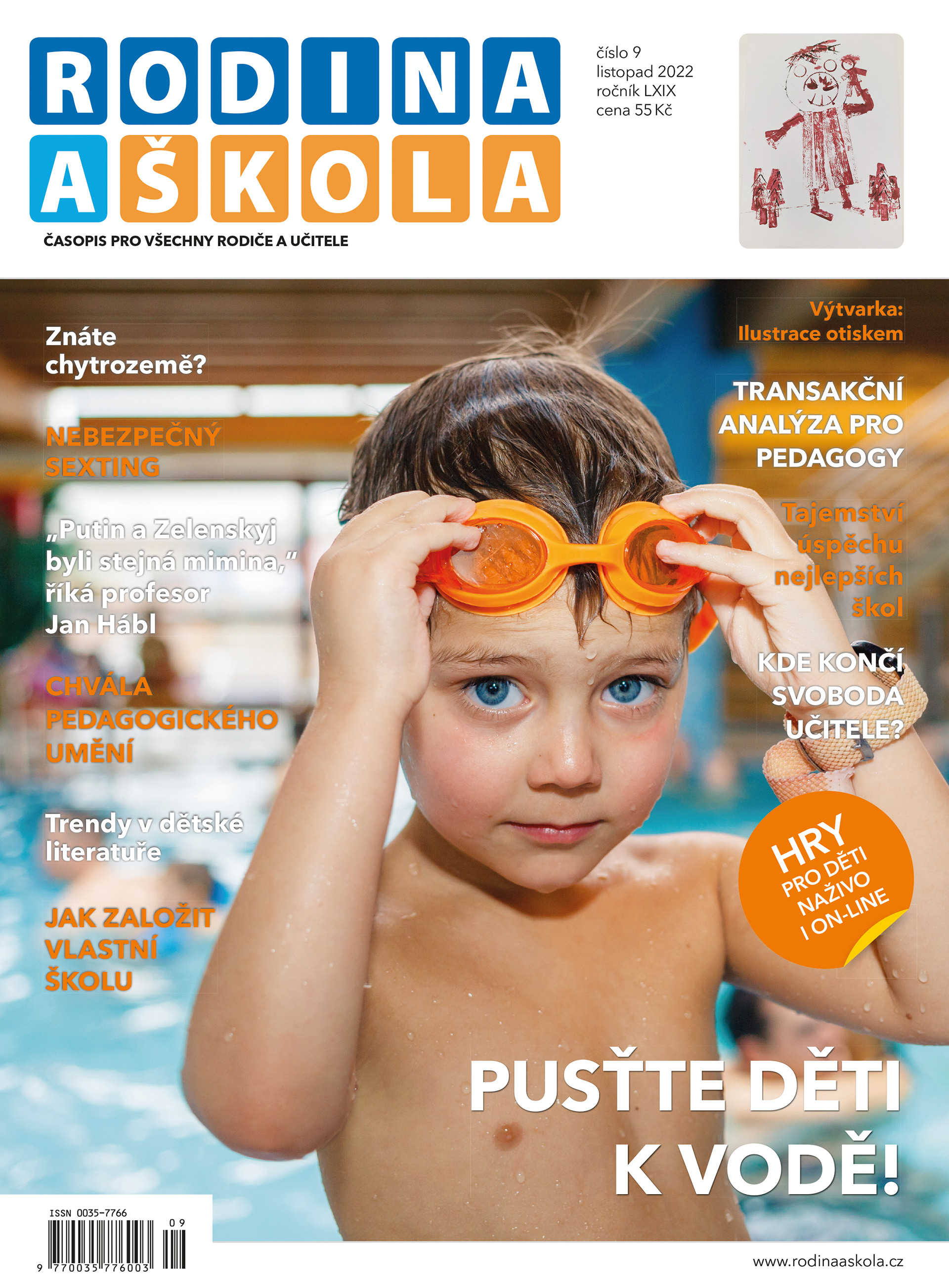 obálka časopisu Rodina a Škola 9/2022