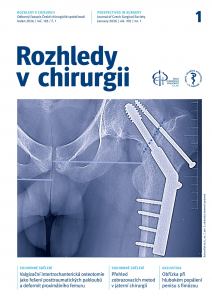 obálka časopisu Rozhledy v chirurgii  1/2026