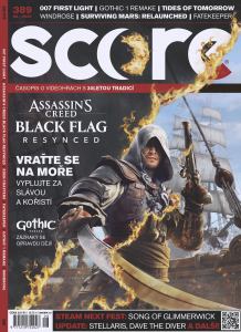 obálka časopisu Score 389/2026
