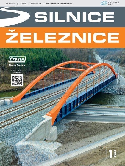 obálka časopisu Silnice a železnice 1/2023