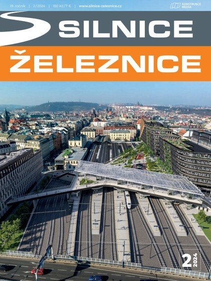 obálka časopisu Silnice a železnice 2/2024