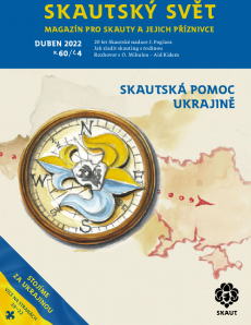 obálka časopisu Skautský svět duben/2022