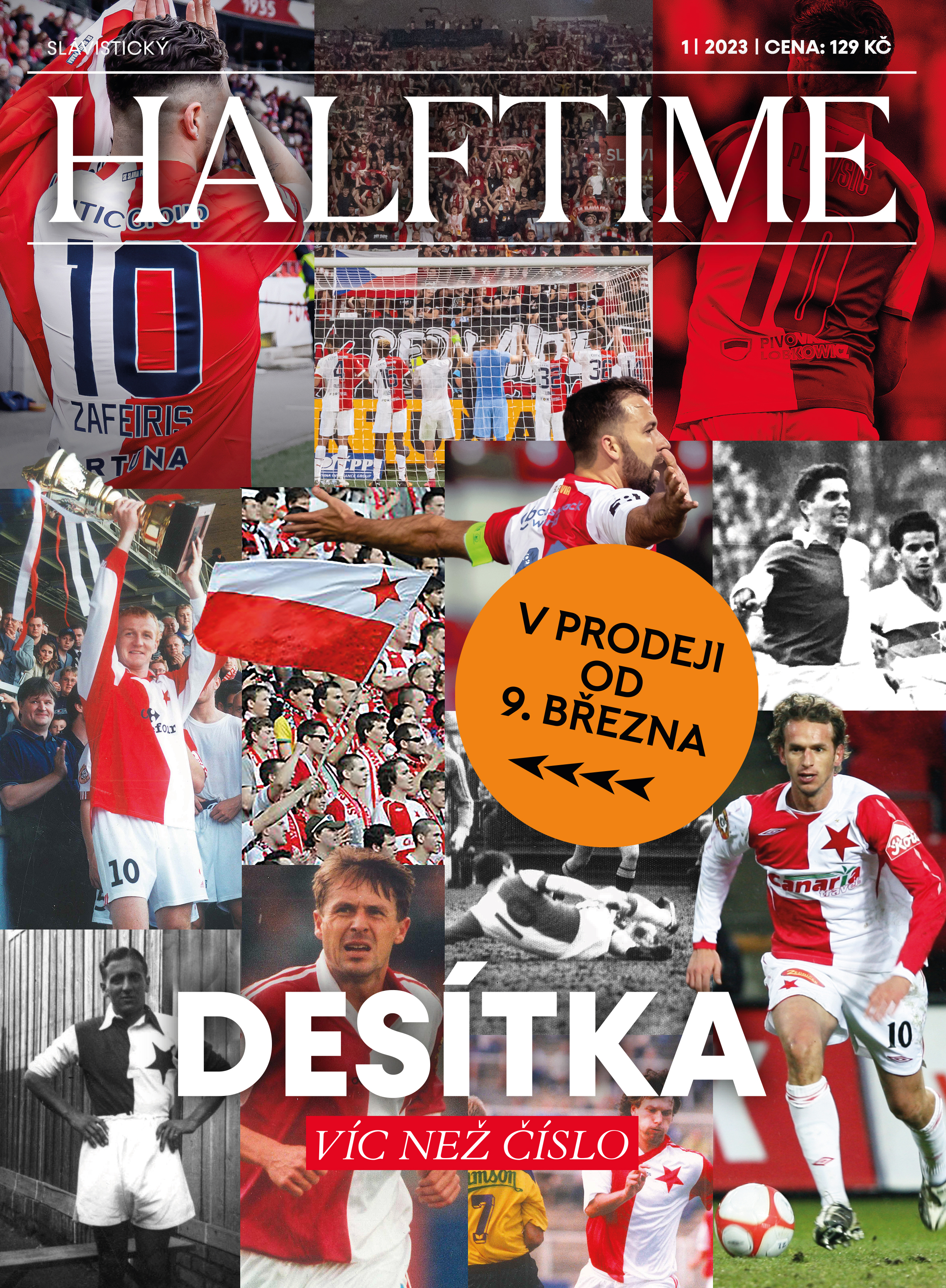 obálka časopisu Slávistický HALFTIME 1/2023