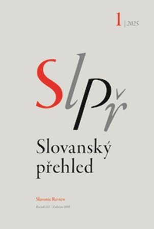 obálka časopisu Slovanský přehled 1/2025