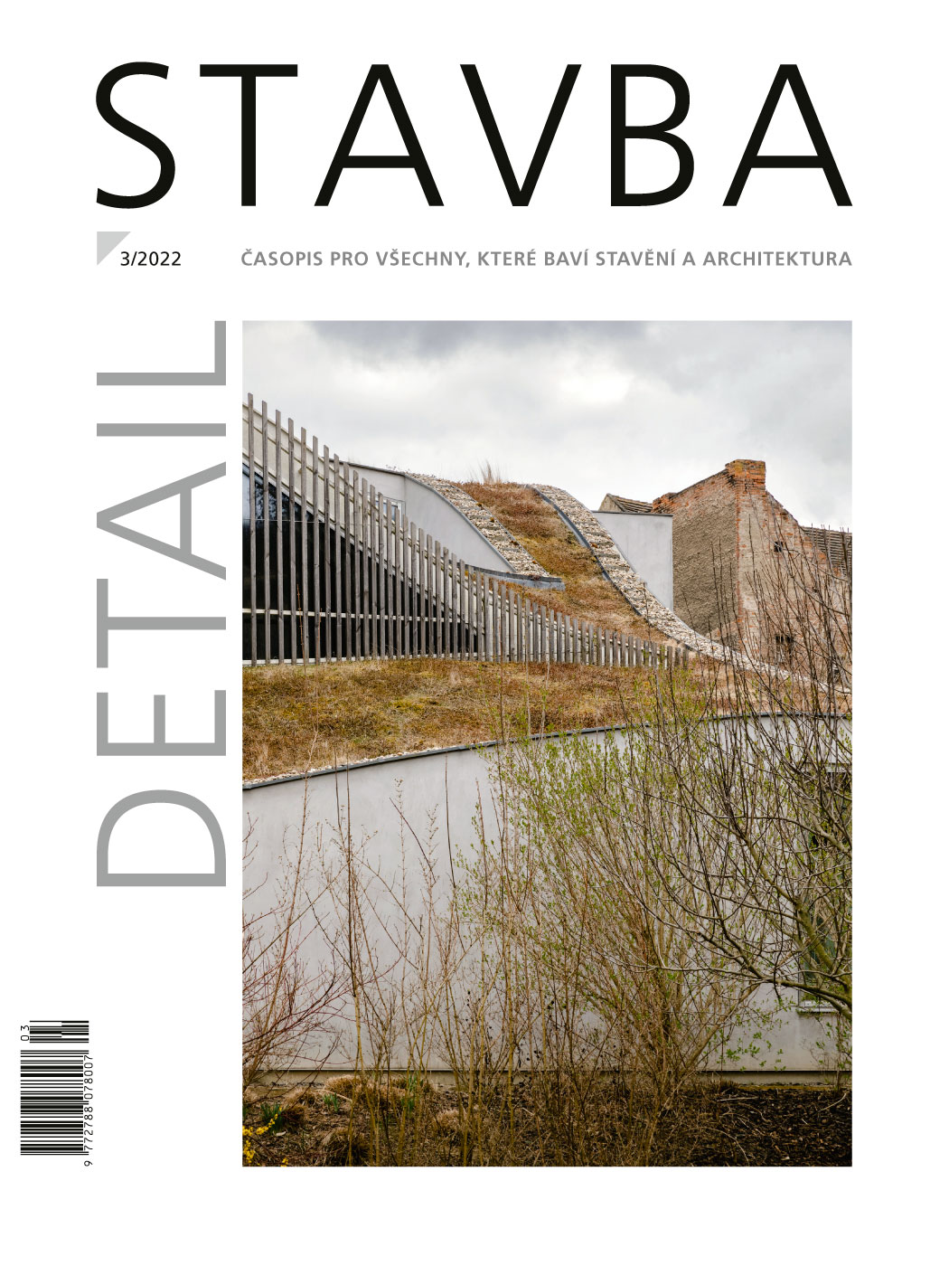 obálka časopisu Stavba 3/2022