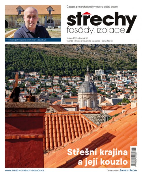 obálka časopisu Střechy, Fasády, Izolace 5/2025
