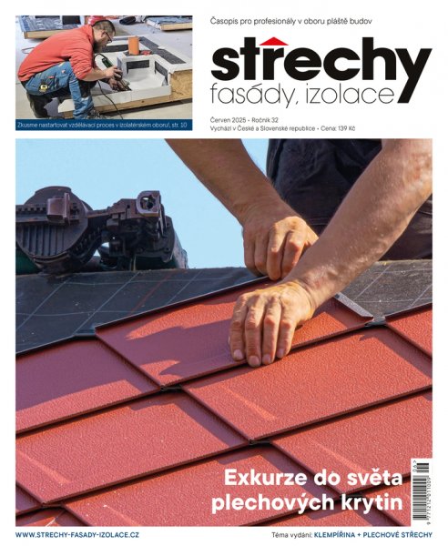 obálka časopisu Střechy, Fasády, Izolace 6/2025