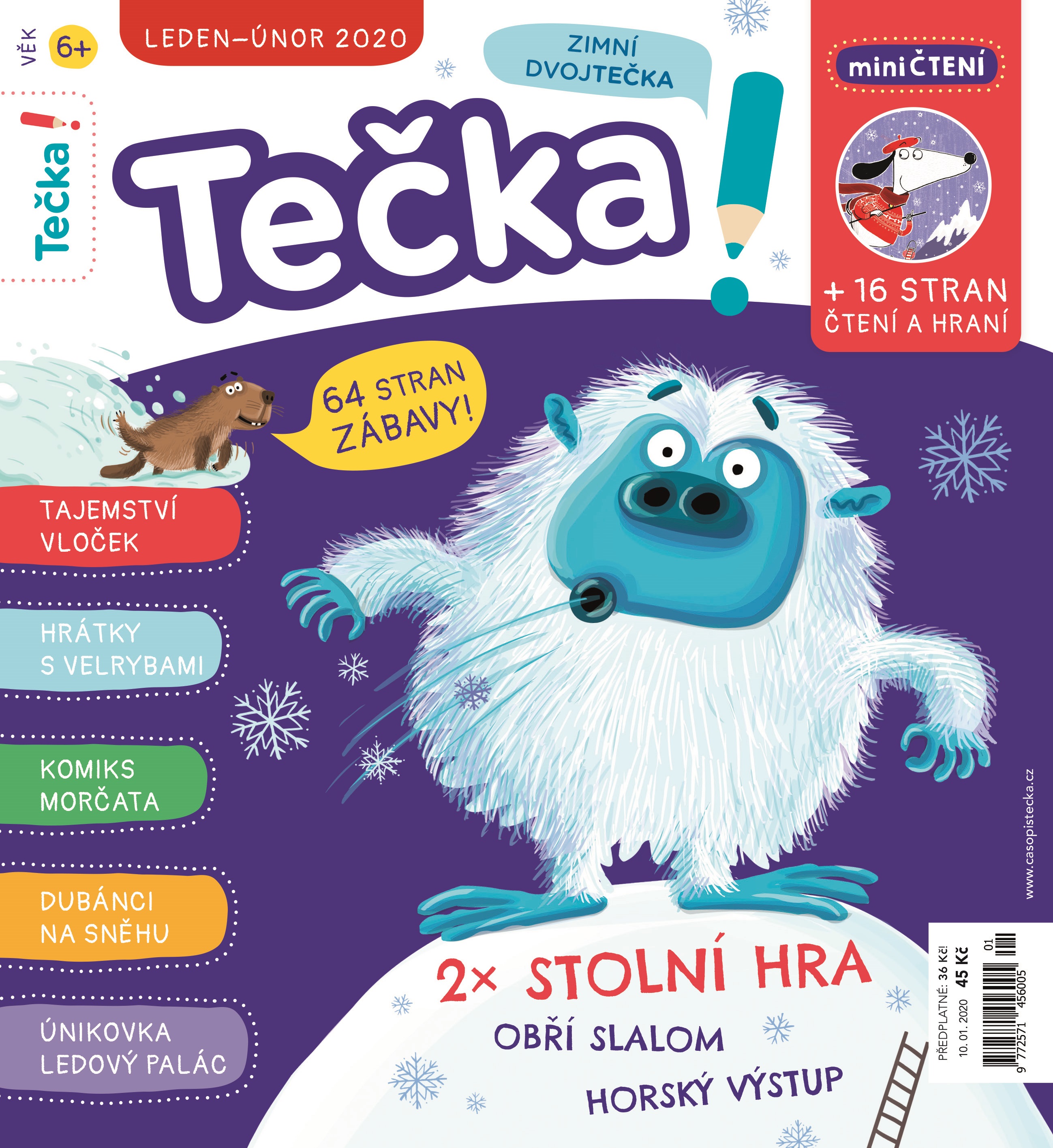 obálka časopisu Tečka! 1-2/2020