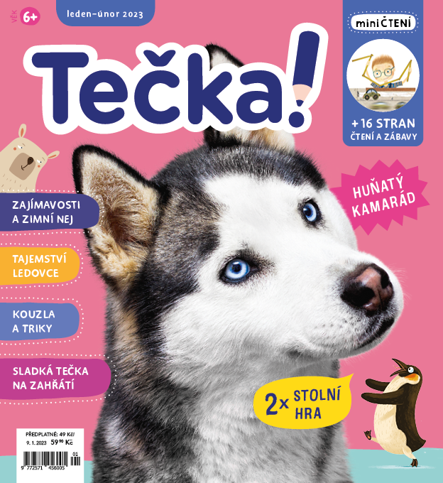 obálka časopisu Tečka! 1-2/2023