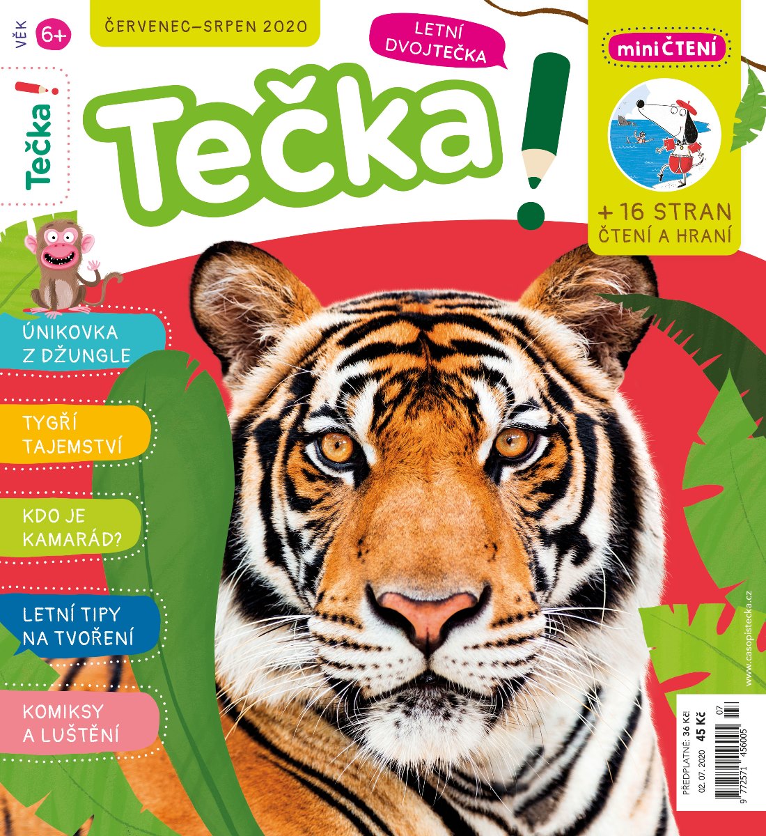 obálka časopisu Tečka! 7-8/2020