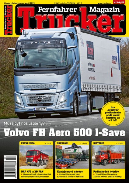 obálka časopisu Trucker 3-4/2025