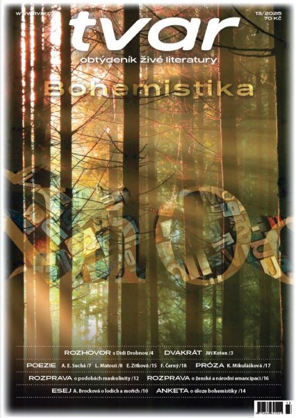 obálka časopisu Tvar 13/2026