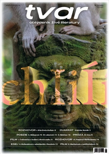 obálka časopisu Tvar 9/2026