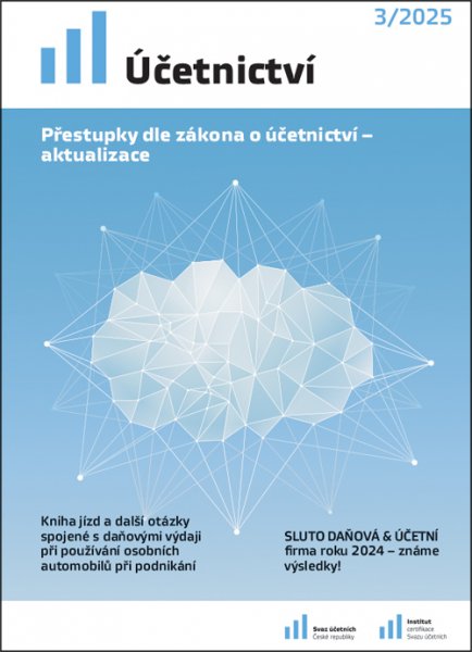 obálka časopisu Účetnictví 3/2025