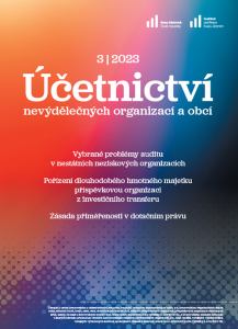titulní strana časopisu Účetnictví nevýdělečných organizací a obcí 2023//3