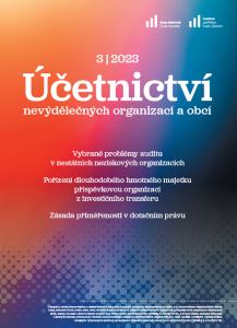 obálka časopisu Účetnictví nevýdělečných organizací a obcí Účetnictví nevýdělečných organizací a obcí 3/2023