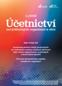 titulní strana časopisu Účetnictví nevýdělečných organizací a obcí 2023//4