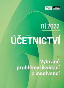 obálka časopisu Účetnictví Účetnictví 11/2022