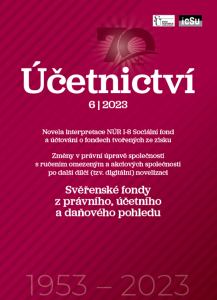 obálka časopisu Účetnictví Účetnictví 6/2023