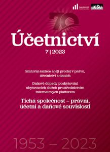 obálka časopisu Účetnictví Účetnictví 7/2023