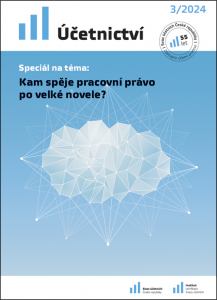 titulní strana časopisu Účetnictví 2024//3