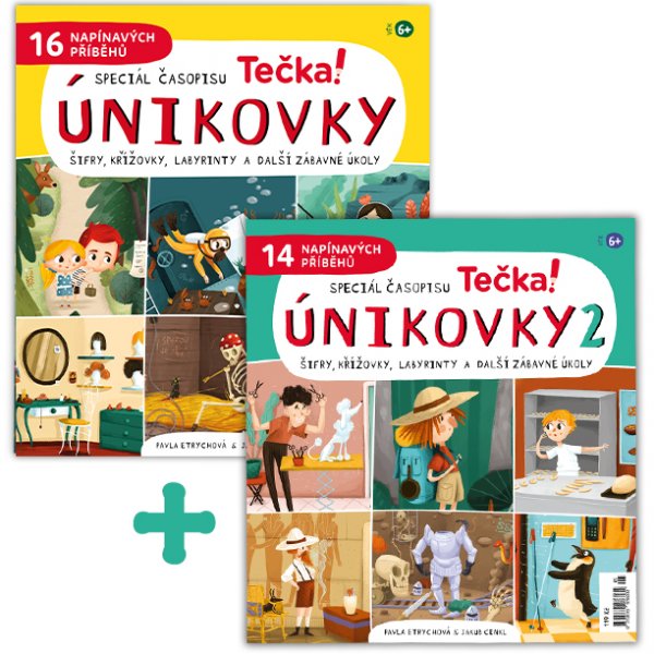 obálka časopisu Únikovky Balíček Únikovky I + II