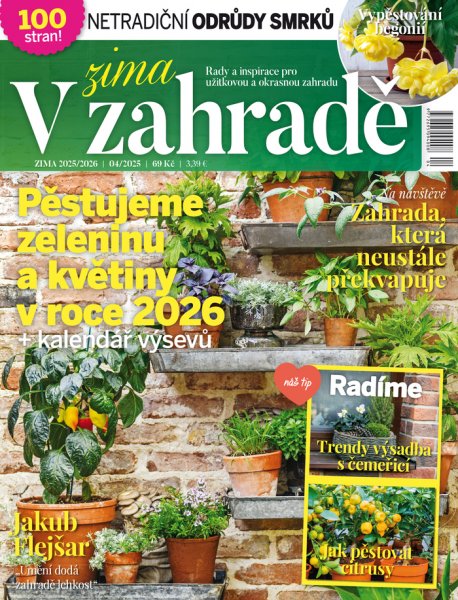 obálka časopisu V Zahradě 4/2025