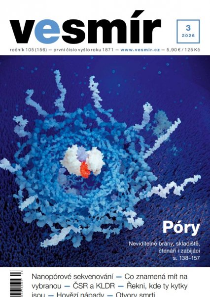 obálka časopisu Vesmír 3/2026