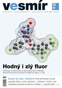 titulní strana časopisu Vesmír 2021//6