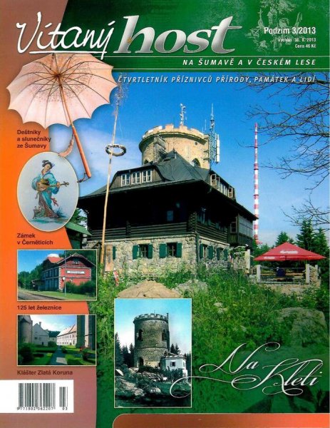 obálka časopisu Vítaný host na Šumavě a v Českém lese 3/2013 podzim